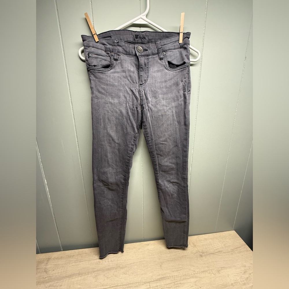 Kut from the Kloth Charcoal Skinny Jeans Size 4